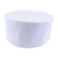 thumbnail image 2 of Japanese Chef Hat Adjustable Work Hat Waiter Hat Beanie for Kitchen Restaurant Bakery , White, 2 of 8