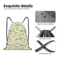 thumbnail image 4 of Bingfone Dachshund Dog Puppy Drawstrings Backpacks Bags for Men Women Gym Drawstrings Bag-Small, 4 of 6