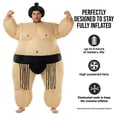 thumbnail image 3 of Disfraz inflable Morph Sumo Wrestler para hombre, Halloween, 3 of 5