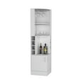 thumbnail image 4 of Wooden Cabinets, Corner Bar Cabinet, Double Door Cabinet, Glass Rack, Eight Built-in Wine Rack, White Living Room Cabinets,Engineered Wood Cabinets With Doors, 4 of 8