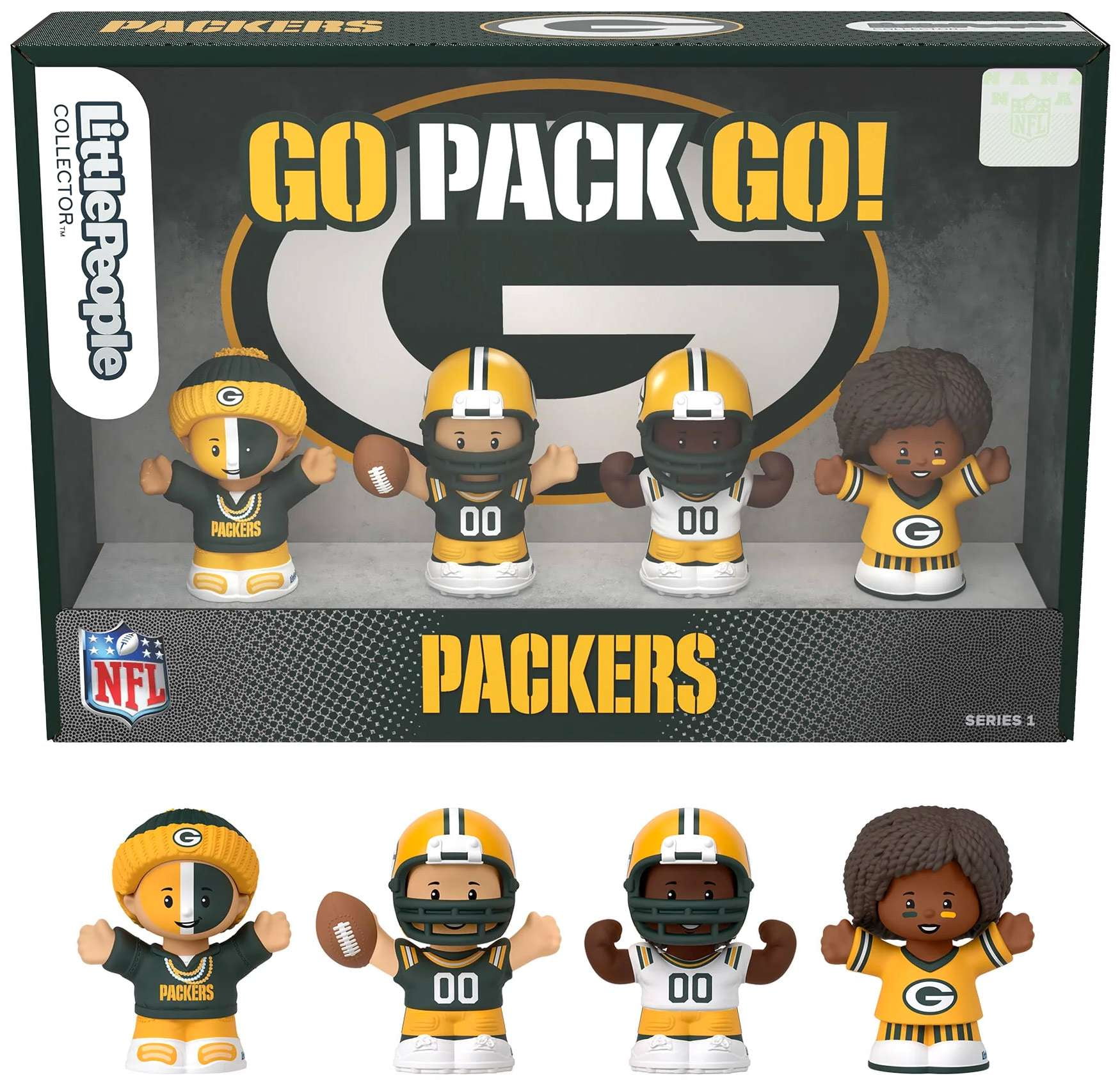 Little People x NFL Collector Jacksonville Jaguars Figure 4-Pack
