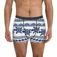 thumbnail image 4 of Wukai Sea Underwater Turtles Print Men’s Underwear Breathable Boxer Briefs,&nbsp;Moisture Wicking & Breathable-Large, 4 of 7