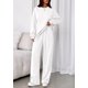 thumbnail image 3 of Conjunto Deportivo PRETTYGARDEN Sudadera y Pantalones Anchos Blanco M, 3 of 8