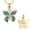 G/Blue, variant on Butterfly Cremation Jewelry for Ashes Urn Necklace Lockets for Human Ashes Pet Ashes Holder Pendent for Ashes and Chain
