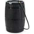 thumbnail image 2 of FCMP Outdoor RC45-BLK Rain Barrel (45-Gallon) - Water Rain Catcher Barrel with Flat Back for Watering Outdoor Plants, Gardens, and Landscapes, Black, 2 of 9