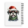 thumbnail image 2 of Hello Winter Schnauzer Frosty Morning Walk Welcome Snowy Christmas Spiral Bound Journal Miniature Schnauzer Dog Lover 5x7in Spiral Notebook - 02018, 2 of 5