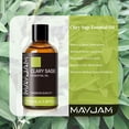 thumbnail image 2 of MAYJAM Clary Sage Essential Oil 100% Pure for Diffusers, Skin Care, Aromatherapy, Candle Making, Humidifier, (100ml), 2 of 9