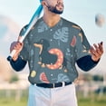 thumbnail image 4 of Fotbe Watermelons Dachshunds Baseball Jersey Shirt for Men and Women, Casual Short Sleeves Button Down T-Shirt-Small, 4 of 9
