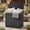 Black, variant on Uforic 31 Gallon Waterproof Resin Outdoor Storage Box, Lockable Deck Box & Package Delivery Box for Patio, Garden Tools & Pool Supplies, Black