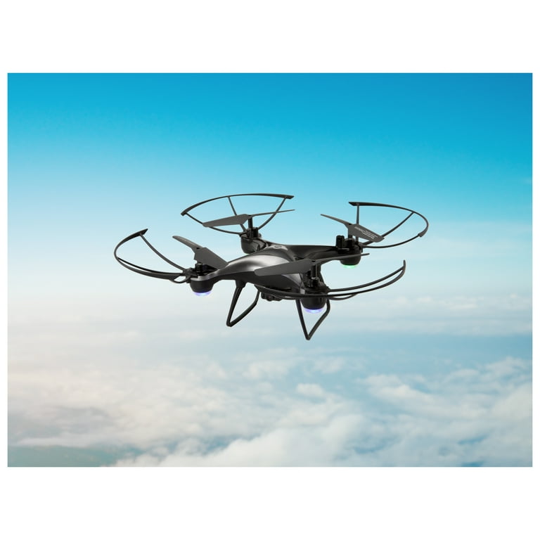 Sky Rider Thunderbird Quadcopter Drone with Wi Fi Camera DRW389 Black