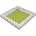 thumbnail image 2 of Bubbles Non-Slip Square Shower Mat Solid Lime Green 20″L X 20″W, 2 of 4