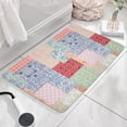 thumbnail image 3 of Pioneer Flower Floral Print Flannel Non Slip Door Rugs,Washable Door Mats Indoor,Decorative Door Mats,Dirt-Resistant and Absorbent Doormat for Entrance,Bedroom,Kitchen,Bathroom,31.5"x17", 3 of 4