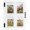 White, variant on GLM Farmhouse Window Frame Holds Four 4x6 and 5x7 Photos, Farmhouse Picture Frames With Mat and Glass, Photo Collage Frame and Rustic Farmhouse Decor (White)