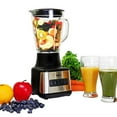 thumbnail image 1 of Total Chef 6-Speed Countertop Blender, 6 Cup (1.5L) Glass Jar, 2 Pulse Options, 500W, for Smoothies & Shakes, 1 of 7