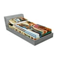 thumbnail image 2 of Ambesonne Retro Fitted Sheet & Pillow Sham Set, Egyptian History, Twinxl, Multicolor, 2 of 2