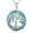 Tree of Life, variant on Real Turquoise Necklace for Mom Tree of Life Pendant 925 Sterling Silver Circle Genuine Gemstone December Birthstone Jewelry for Her