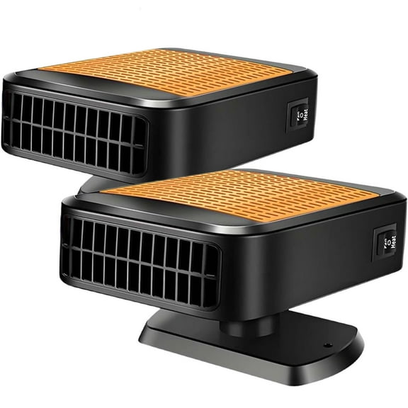 2026 New 12V Portable Car Heater, Fast Heating Car Heaters for Vehicle,Plug in Car Heater Fan Windscreen Defroster for Vehicles, 12V Car Heater that Plugs with 360° Rotatable Base 2-in-1 Heating