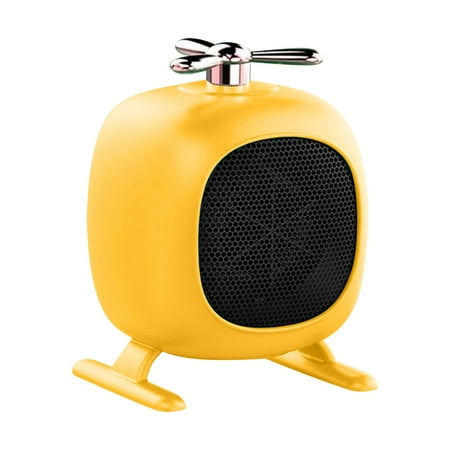 

Winter Clearance Deals! Uhuya Heating Fan Household Heater Small Office Desktop Fast Heating Energy-saving Mini Solar Electric Heating Fan Yellow