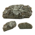 thumbnail image 4 of Flmtop Aquarium Ornament Simulation Turtle Reptile Lizard Landscaping Cave Resin Dinosaur Fossil Fish Tank Decoration for Fishbowl, 4 of 9