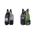 thumbnail image 1 of Mochilas Deportivas Baloncesto Con Cordón Malla Gruesa para Entrenamiento (gris), 1 of 7