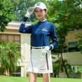 thumbnail image 3 of Womens Golf Shirt Golf Apperal for Women Long Sleeved Golf T-shirt Korean Golf Tops Ladies Golf Clothing Golf Wear, 3 of 6