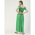 thumbnail image 2 of Moomaya Solid Summer Coord Set For Womens, Viscose Rayon 2 Pcs Set Crop Top and Skirt Set, 2 of 8