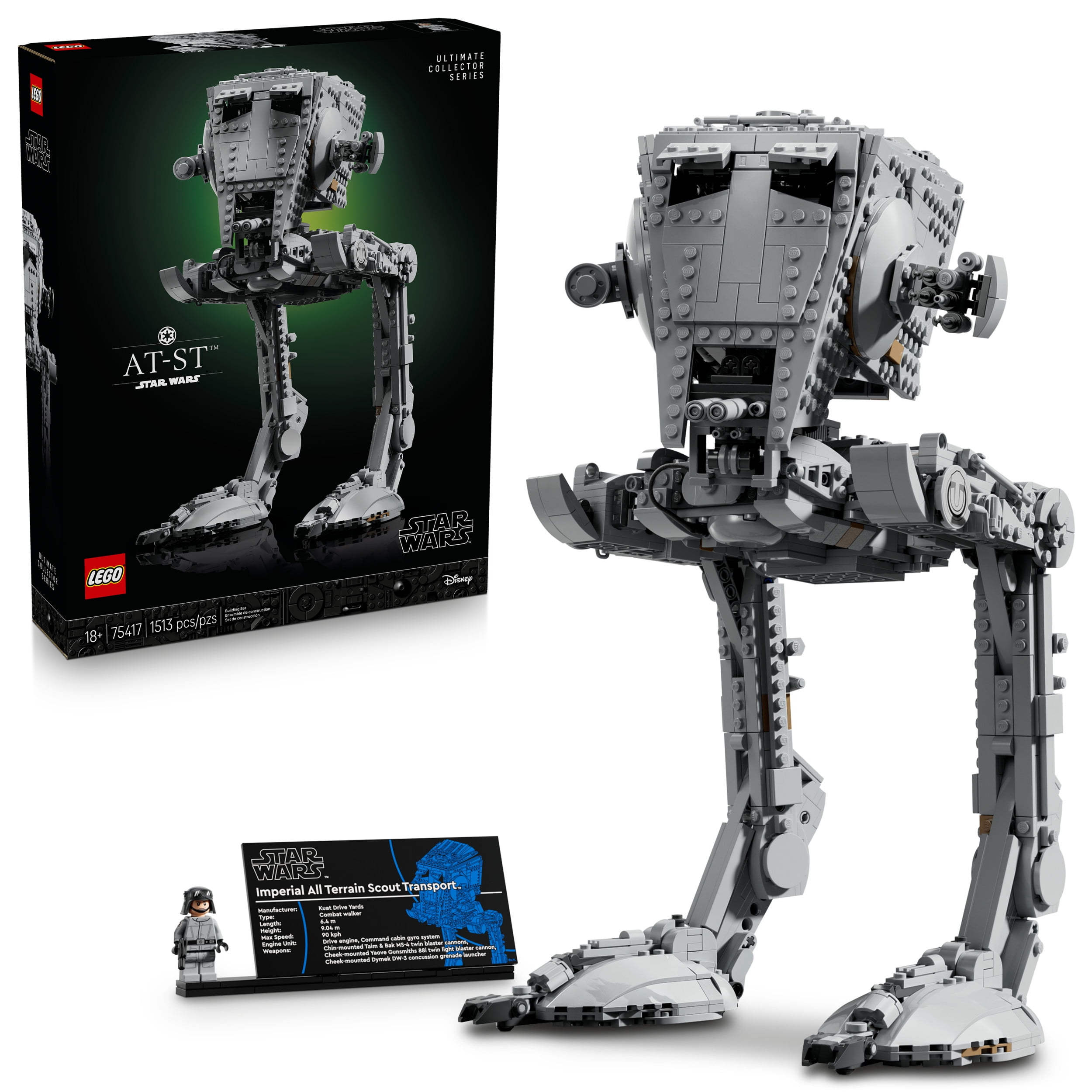 スターウォーズ at-st ブラックシリーズ LEGO Star Wars AT-ST Walker Building Set - Adult Building Blocks