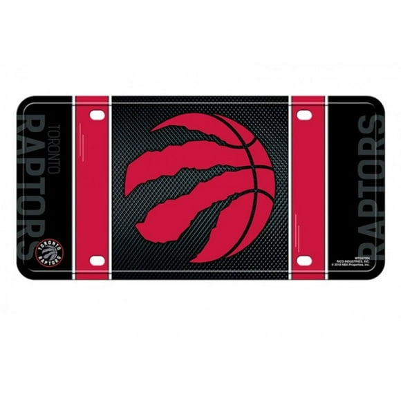 Toronto Raptors Metal License Plate