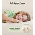 thumbnail image 5 of Welzona 51" Teddy Fabric Loveseat Sofa, Small 2-Seater Couch for Small Spaces, Tool-Free Assembly, Off White, 5 of 10