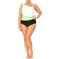thumbnail image 2 of Terra & Sky Women's Plus Color Block One-Piece Swimsuit, 2 of 6