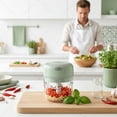thumbnail image 6 of Electric Mini Food Chopper Rechargeable Small Food Processor Agitator B, 6 of 8