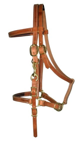 Amish USA Horse Tack Hermann Oak Leather Over-N-Under Whip 975H985