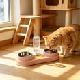thumbnail image 2 of Qholemyo Multi Purpose 2 In 1 Pet Bowl Pet Food Bowl Food Water Feeding Bowl For Cats And Dogs, 2 of 6