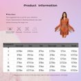 thumbnail image 7 of TiaoBug Women Western Cowgirl Fringe Long Sleeve Tassels Mini Dress Hippie 70s Party Outfit Brown XL, 7 of 7