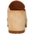 thumbnail image 3 of Madden Girl Womens Suzanne Faux Suede Block Heel Clogs, 3 of 3