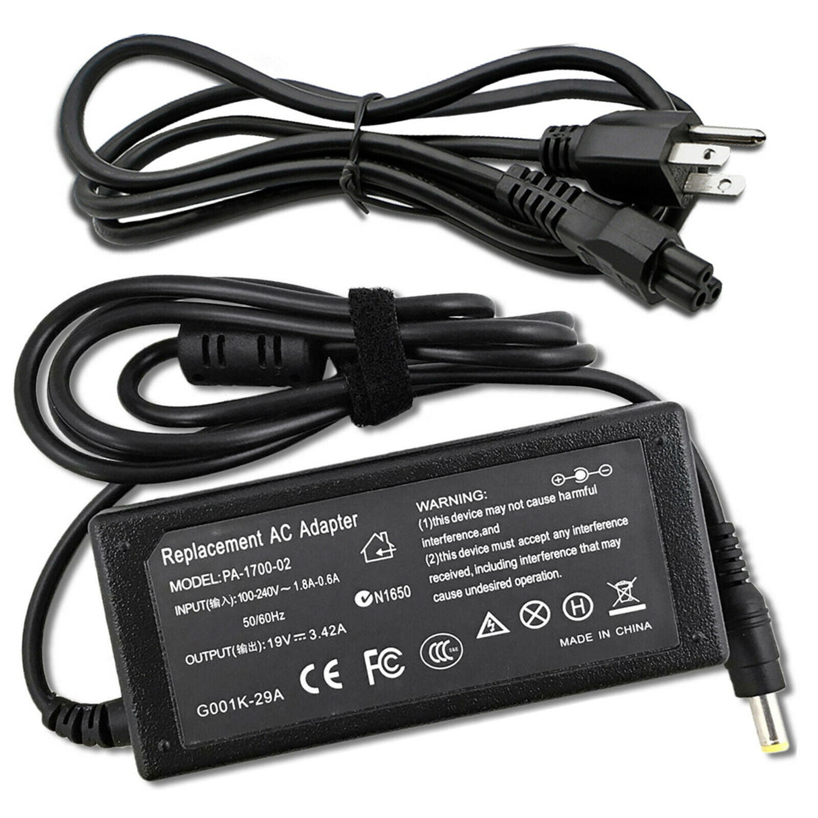 Acer S201HL S211HL computer Monitor power supply ac adapter cord cable charger 