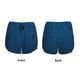 thumbnail image 3 of Balery Dark Blue Pantalones cortos deportivos para mujer con forro y dos bolsillos, elásticos, para entrenamiento, gimnasio, yoga-Medium, 3 of 7