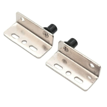 2Pcs Furniture Door Hinges With Bushing Silver Heavy Duty Concealed Shaft Pivot Hinges 40*18mm Cabinets Hardware Home Decor