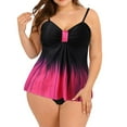 thumbnail image 2 of Tankini Tops For Women Swimwear Top Only Bathing Suits Plus Size Swimsuit Two Piece Ruffled Tankini Tummy Control, 2 of 9