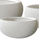 thumbnail image 3 of Set de macetas Benzara Keyan de resina blanca, moderno, 3 unidades, 3 of 5