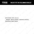 thumbnail image 2 of MAX Advanced Brakes - Brake Kit For 2019 BMW 330i| Carbon Ceramic Brake Pad and Rotor Kit Front and Rear| Daily Driving Geomet Coated Brake Rotors, 2 of 9