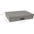 thumbnail image 3 of Bigso Document Box - Gray Canvas, 3 of 5