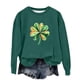 thumbnail image 4 of Vestido de Manga Larga de una Línea para las Mujeres Imprimir el Día de San Patricio Manga Larga con Capucha Suelta de Lana Forrada con Suave 95% Poliéster 5% Spandex, Top para Niños, 4 of 5