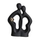 thumbnail image 4 of Figura de pareja, artesanía artística, figura abstracta romántica, escultura, adorno de escritorio Negro, 4 of 9