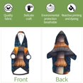 thumbnail image 6 of Haiem Vintage Blue Leaf Mushroom for Winter Dog Hoodie Sweatshirts with Pockets Warm Dog Clothes for Small Dogs Chihuahua-Small, 6 of 7