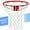White, variant on Basketball Net Outdoor,(7.16 oz) 12 Loops Professional Heavy Duty Basketball Net Replacement,All Weather Anti Whip,Suitable for Outdoor Standard Basketball Hoop