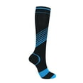 thumbnail image 3 of Lroveb Compression Socks for Women Men Socks Color Strip Elastic Socks, 3 of 3