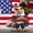 B, variant on Floleo Wooden Eagle Figurine, Patriotic Independence Day Decor for Desktop and Shelf, Handcrafted 2D Wood Decor with Base, 4th of July Home Office Decoration Gift