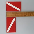 thumbnail image 3 of Insignia de Buceo Zulema Parche de bandera de buceo PVC Rojo Duradero, 3 of 8