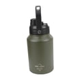 thumbnail image 2 of Botella de agua aislada de un galón, jarra de vacío de doble pared para deportes, barbacoas, gimnasios verde 1.9L, 2 of 8